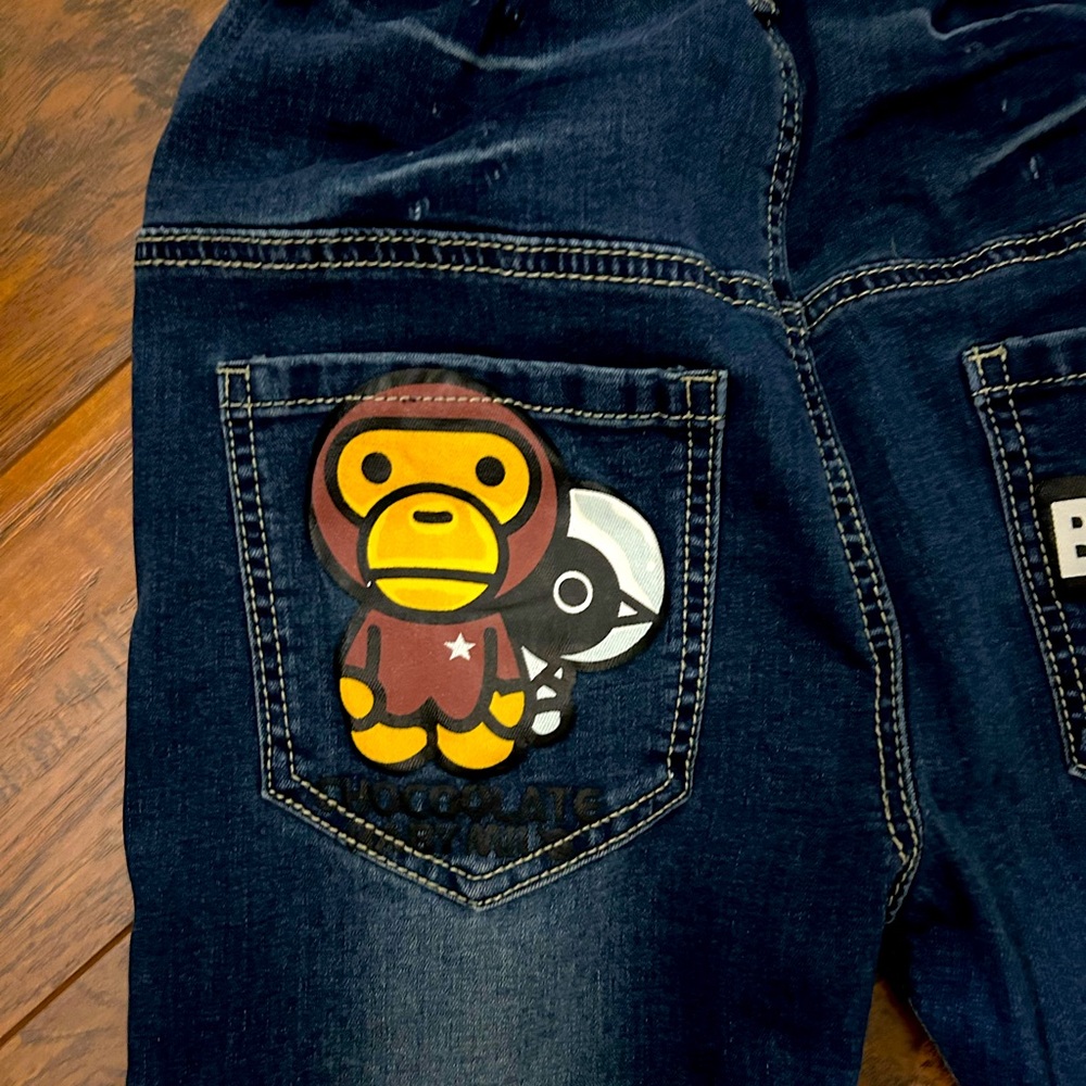 Baby Milo A Bathing Ape Kids Jeans - Size 19 (size 7-8)